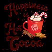 Cute Holiday Happiness Is Hot Cocoa Hot Chocolate Coffee Mug thumb 5