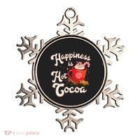 Cute Holiday Happiness Is Hot Cocoa Hot Chocolate Ornament thumb 0
