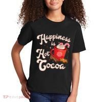 Cute Holiday Happiness Is Hot Cocoa Hot Chocolate Kids T-Shirt thumb 2