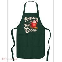 Cute Holiday Happiness Is Hot Cocoa Hot Chocolate Apron thumb 0