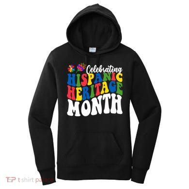 Celebrating Hispanic Heritage Month Colorful Women's Hoodie