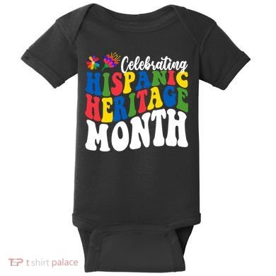 Celebrating Hispanic Heritage Month Colorful Baby Bodysuit