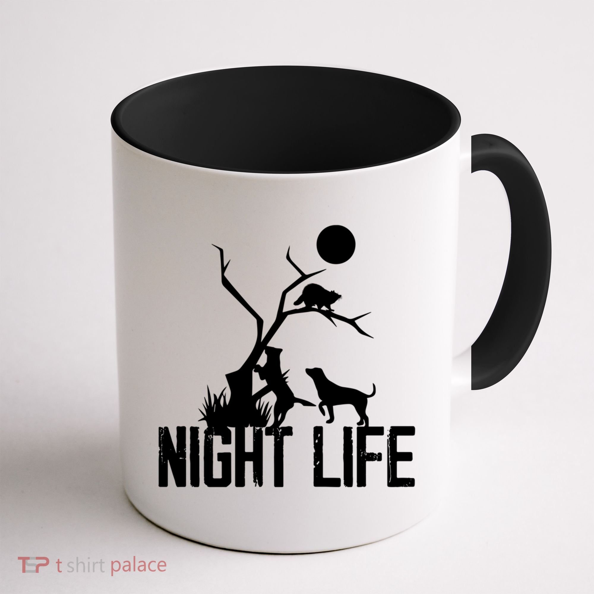 Coon Hound Hunting Night Life Hunting Dog Coon Hunting Gift Coffee Mug