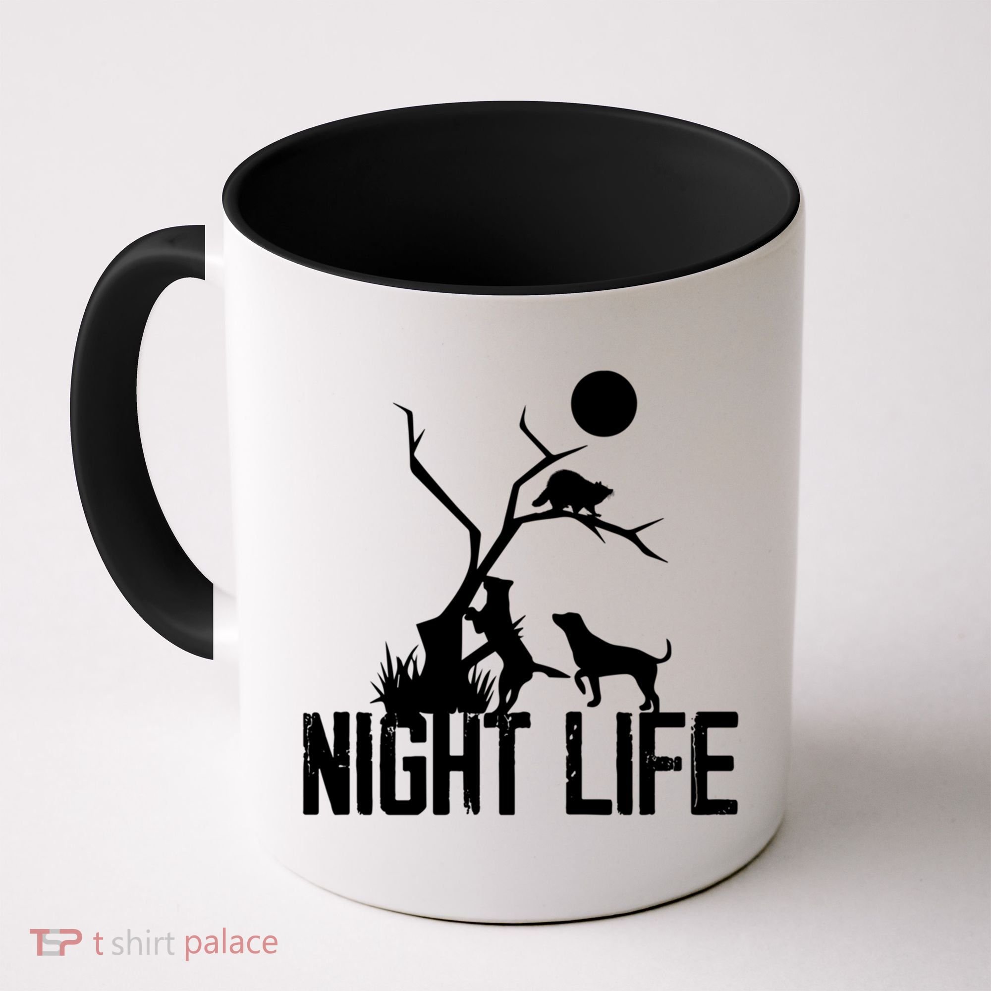 Coon Hound Hunting Night Life Hunting Dog Coon Hunting Gift Coffee Mug