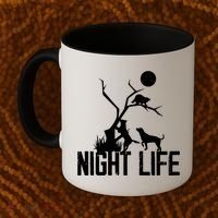 Coon Hound Hunting Night Life Hunting Dog Coon Hunting Gift Coffee Mug thumb 2