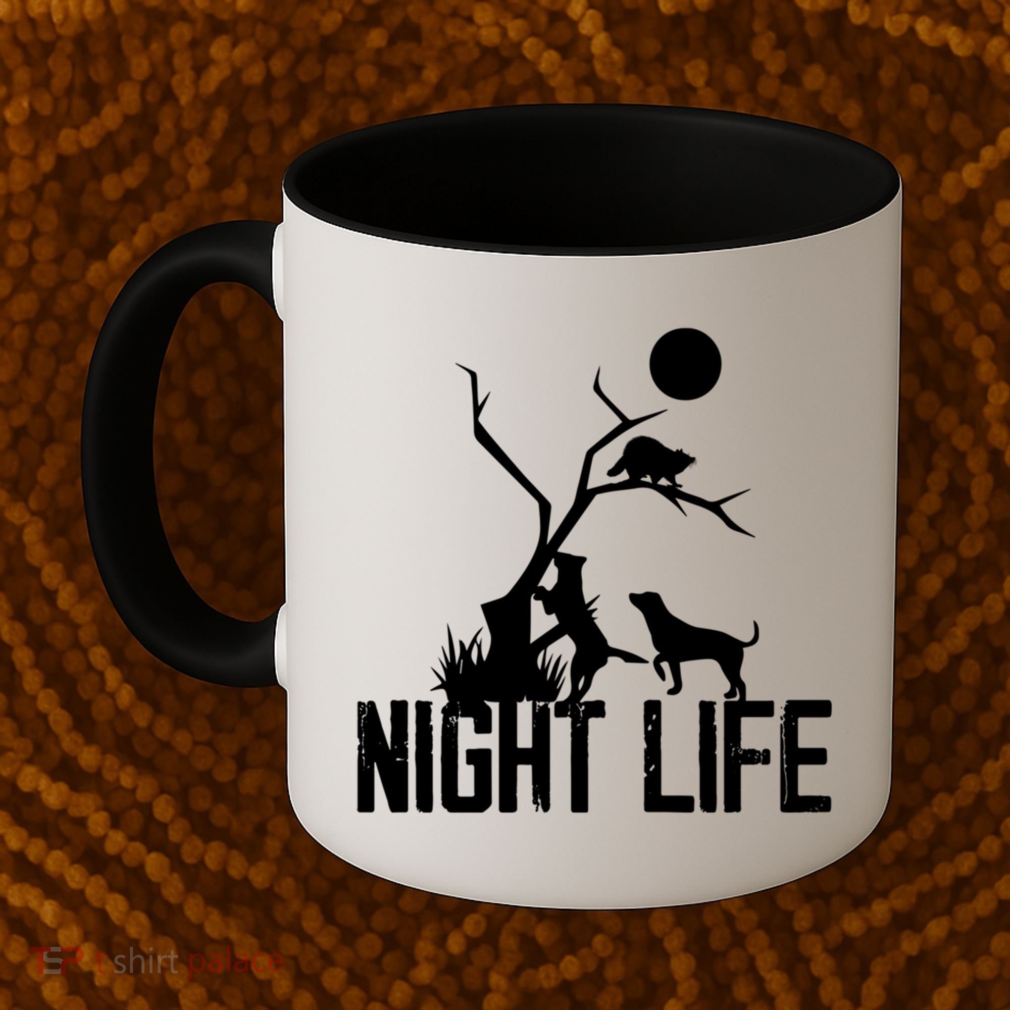 Coon Hound Hunting Night Life Hunting Dog Coon Hunting Gift Coffee Mug
