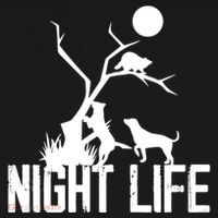 Coon Hound Hunting Night Life Hunting Dog Coon Hunting Gift Flat Bill Trucker Hat thumb 2