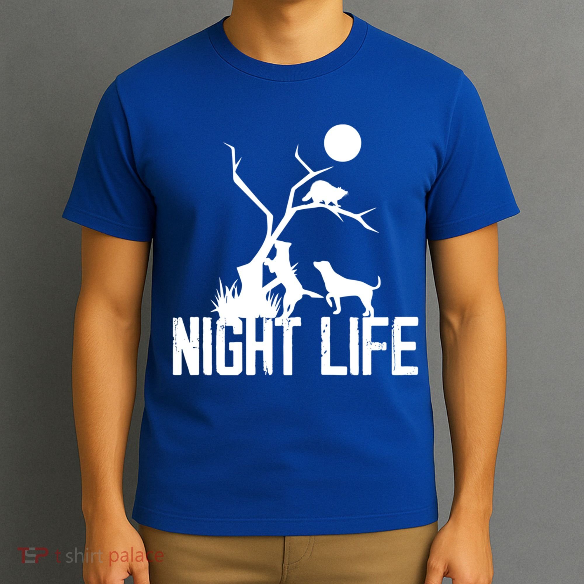 Coon Hound Hunting Night Life Hunting Dog Coon Hunting Gift T-Shirt