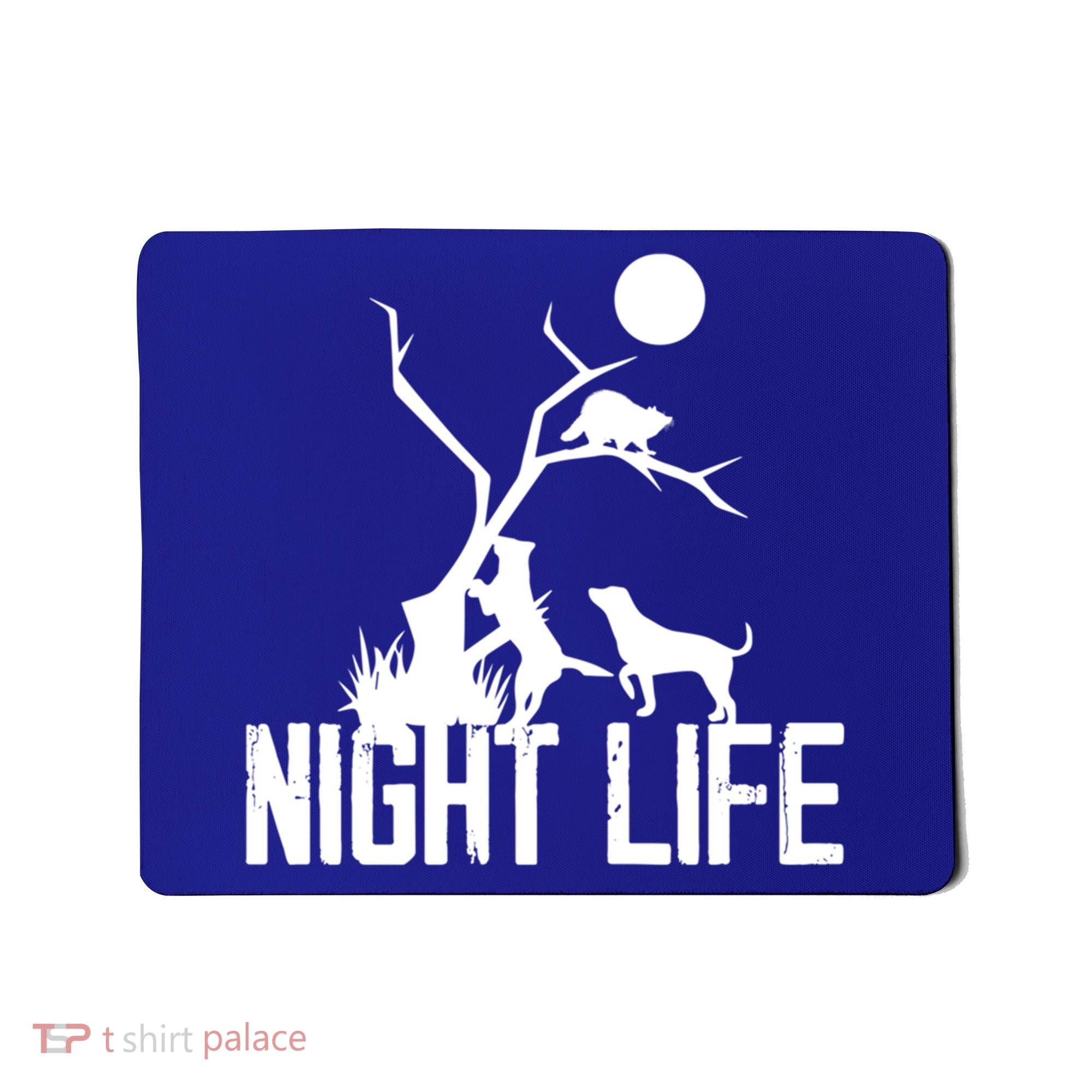 Coon Hound Hunting Night Life Hunting Dog Coon Hunting Gift Mousepad