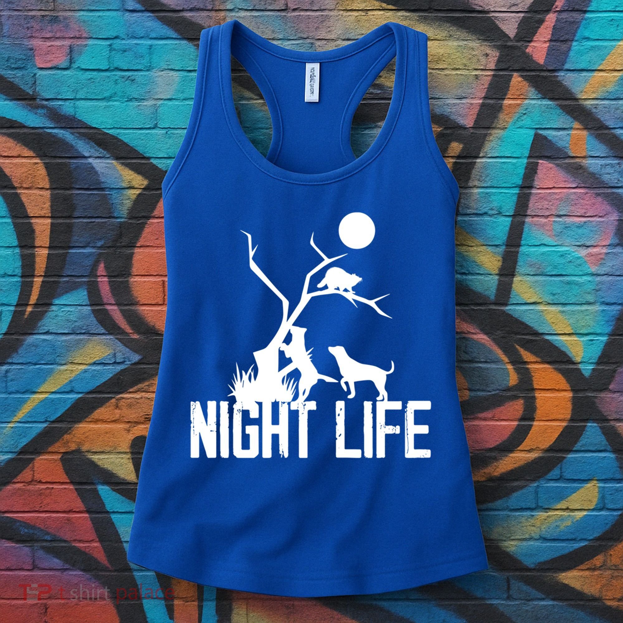 Coon Hound Hunting Night Life Hunting Dog Coon Hunting Gift Women's Tank Top