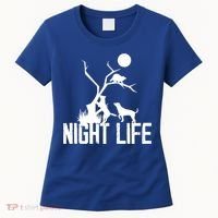 Coon Hound Hunting Night Life Hunting Dog Coon Hunting Gift Women's T-Shirt thumb 0