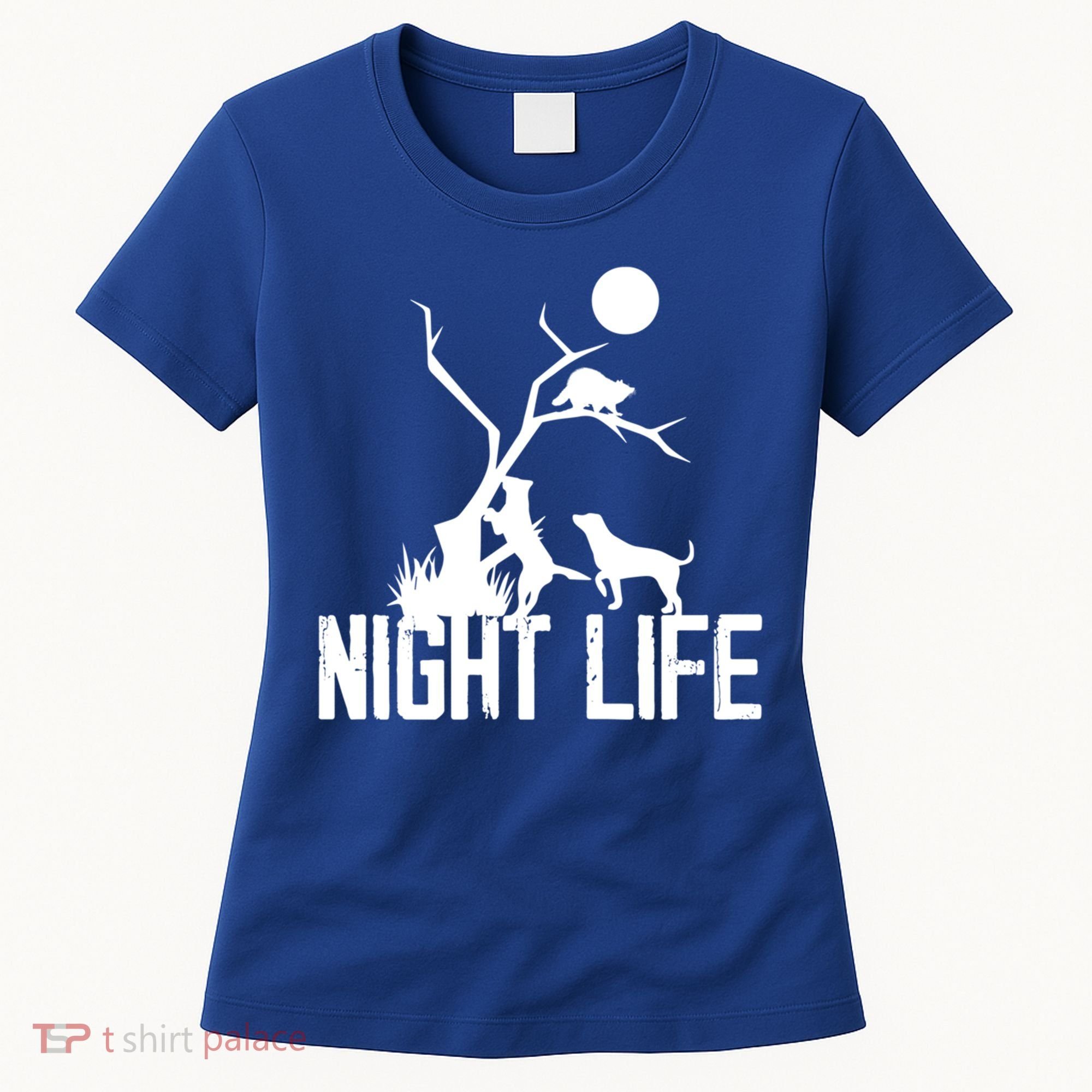 Coon Hound Hunting Night Life Hunting Dog Coon Hunting Gift Women's T-Shirt