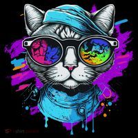Cool Hipster Hip Cat With Shades Scarf And Hat Coffee Mug thumb 5