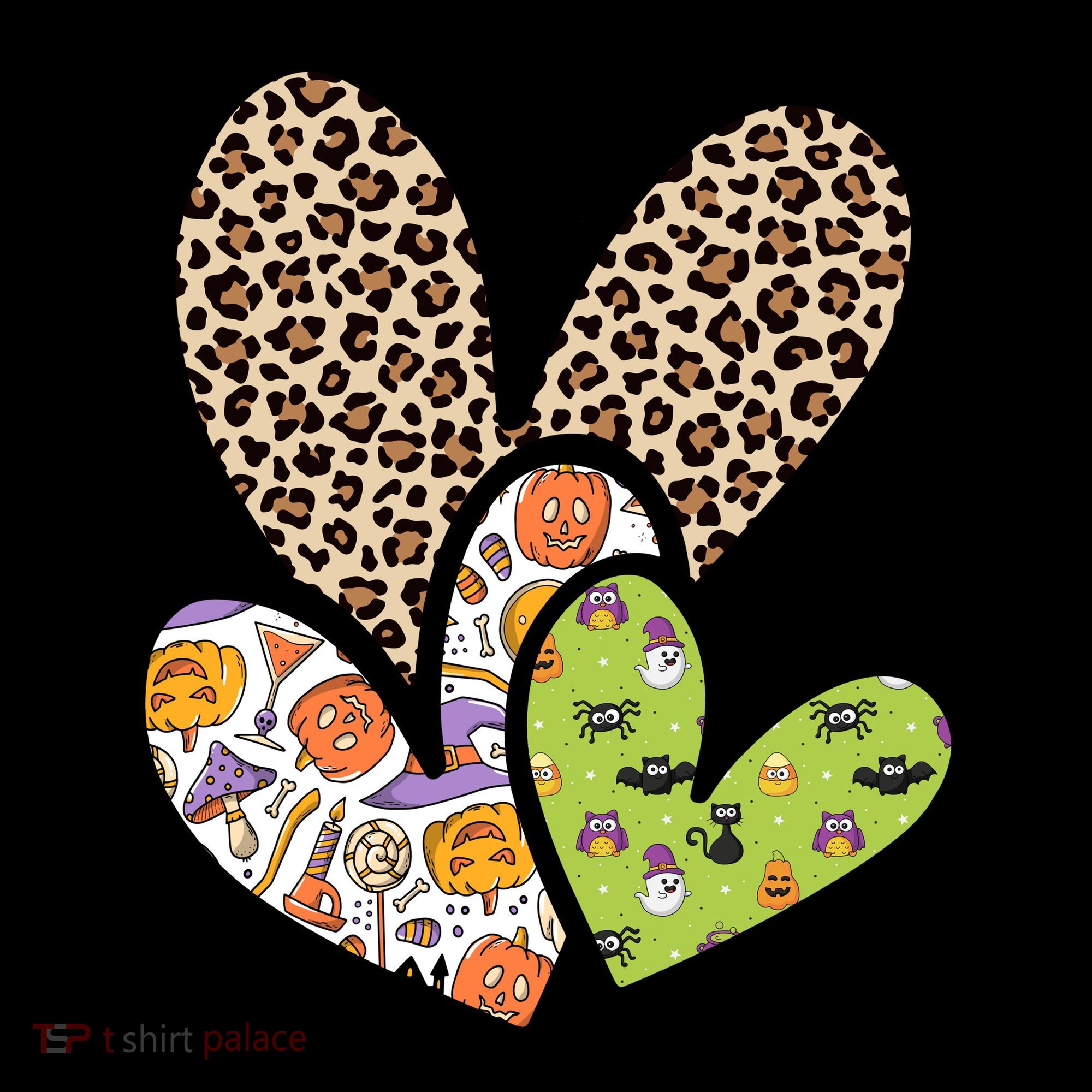 Cute Halloween Hearts Festive Coffee Mug