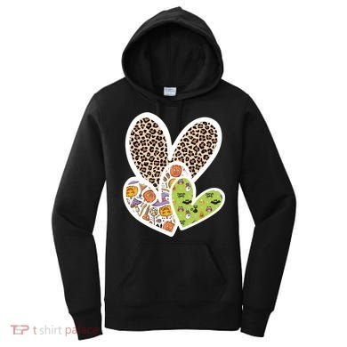 Cute Halloween Hearts Festive Women's Hoodie