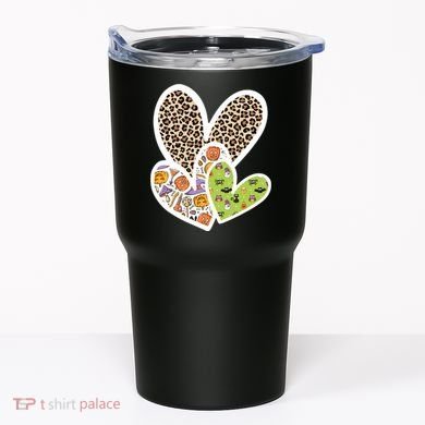 Cute Halloween Hearts Festive Tumbler