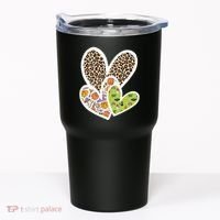 Cute Halloween Hearts Festive Tumbler thumb 0
