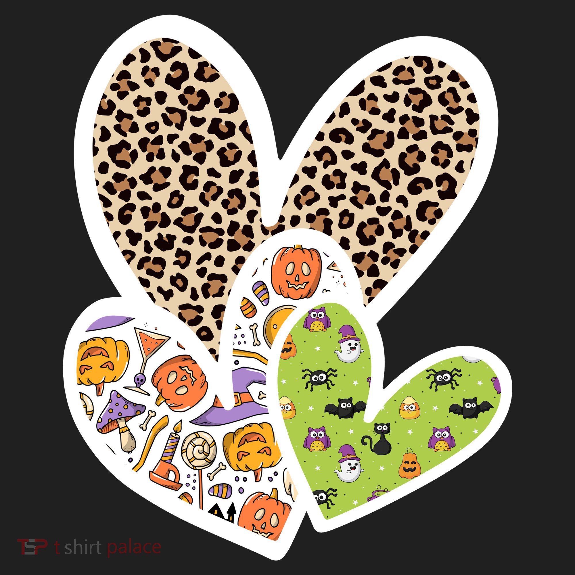 Cute Halloween Hearts Festive Tumbler