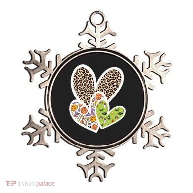 Cute Halloween Hearts Festive Ornament