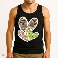 Cute Halloween Hearts Festive Tank Top thumb 3