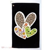 Cute Halloween Hearts Festive Golf Towel thumb 0