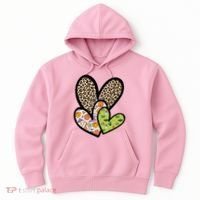 Cute Halloween Hearts Festive Hoodie thumb 0