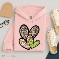 Cute Halloween Hearts Festive Hoodie thumb 4