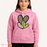 Cute Halloween Hearts Festive Hoodie thumb 5