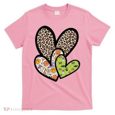 Cute Halloween Hearts Festive T-Shirt