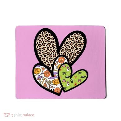 Cute Halloween Hearts Festive Mousepad