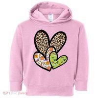 Cute Halloween Hearts Festive Toddler Hoodie thumb 0