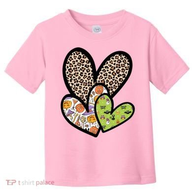 Cute Halloween Hearts Festive Toddler T-Shirt