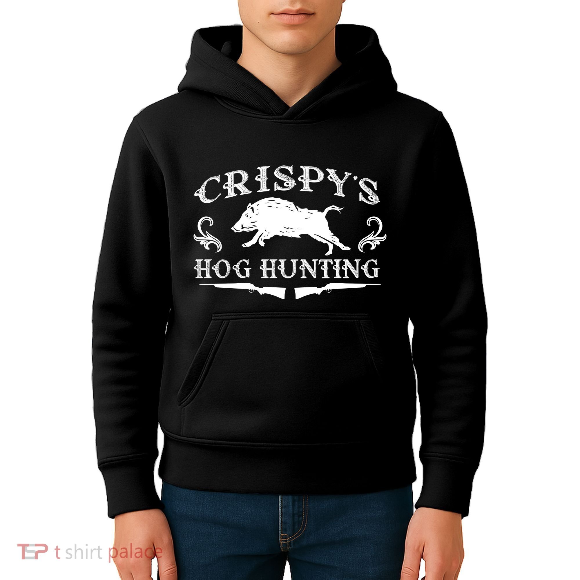 CrispyS Hog Hunting Kids Hoodie