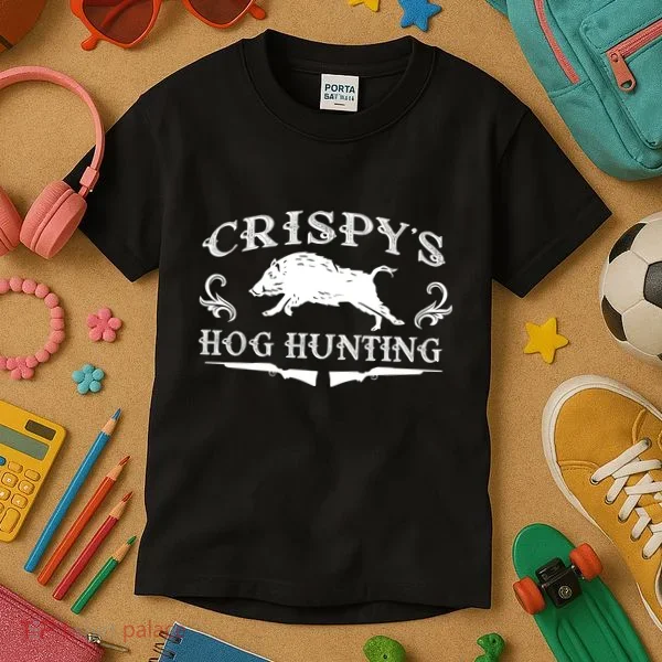 CrispyS Hog Hunting Kids T-Shirt