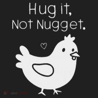 Chicken Hug It Not Nugget Golf Towel thumb 3