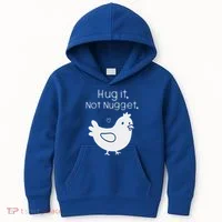 Chicken Hug It Not Nugget Kids Hoodie thumb 0