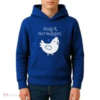 Chicken Hug It Not Nugget Kids Hoodie thumb 4