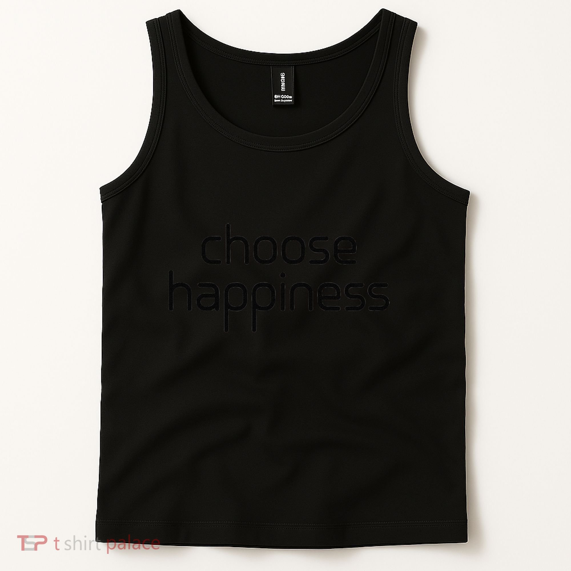 Choose Happiness Inspirational Quote Tank Top