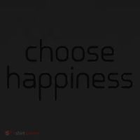 Choose Happiness Inspirational Quote Women's Long Sleeve Shirt thumb 2