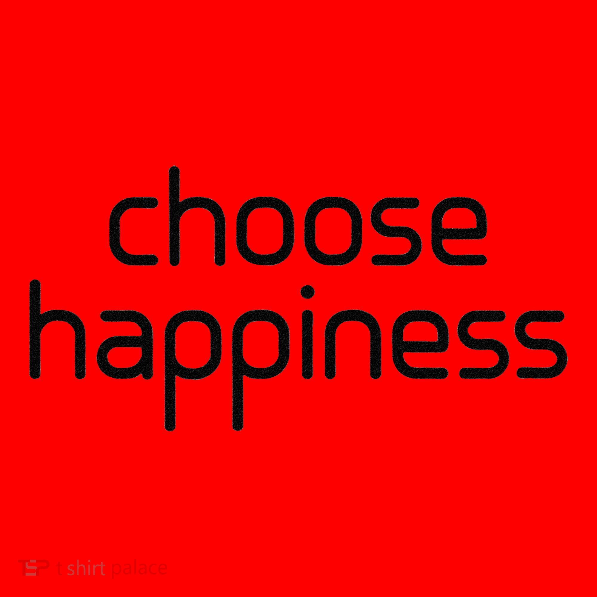 Choose Happiness Inspirational Quote Santa Hat