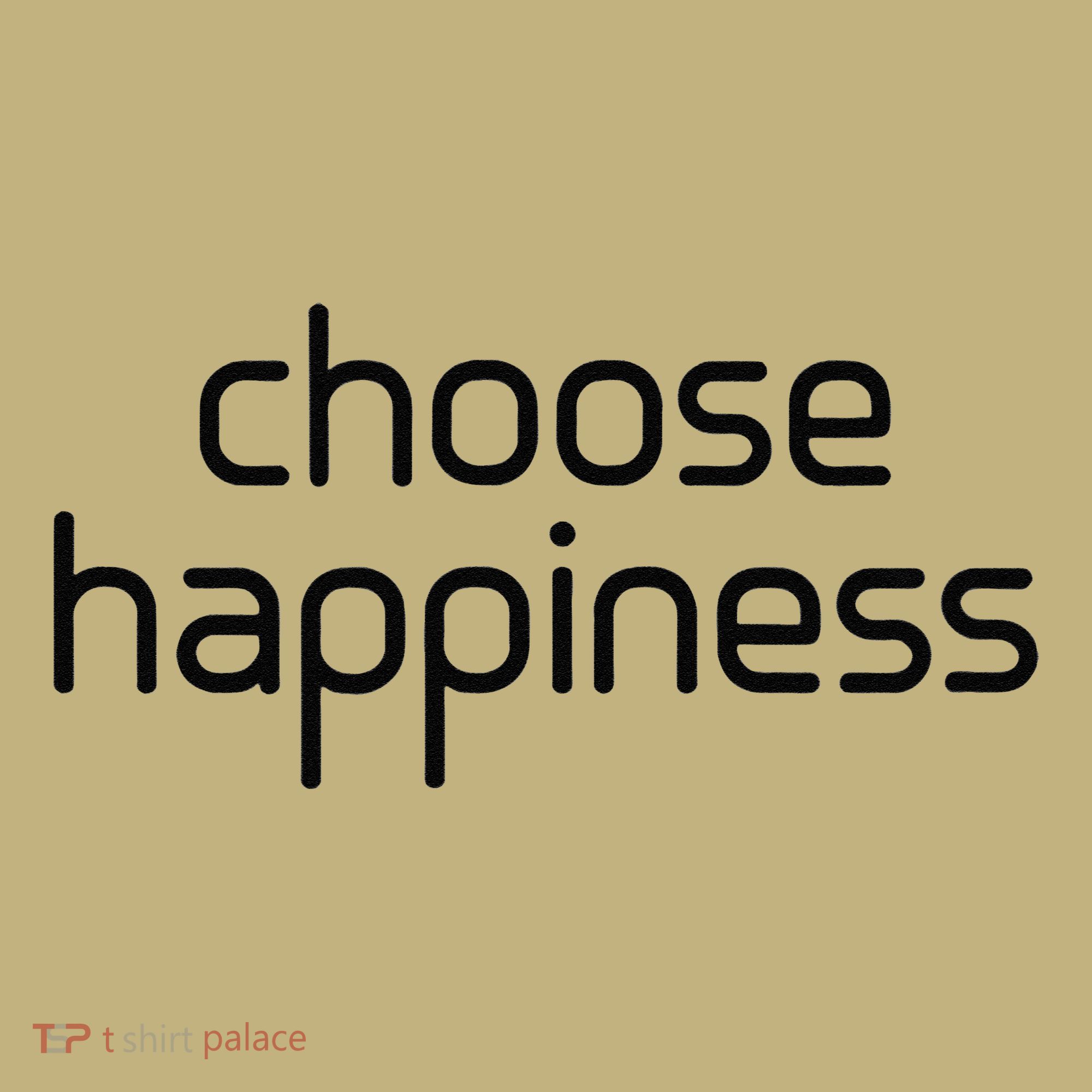 Choose Happiness Inspirational Quote Button