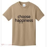 Choose Happiness Inspirational Quote Kids T-Shirt thumb 0