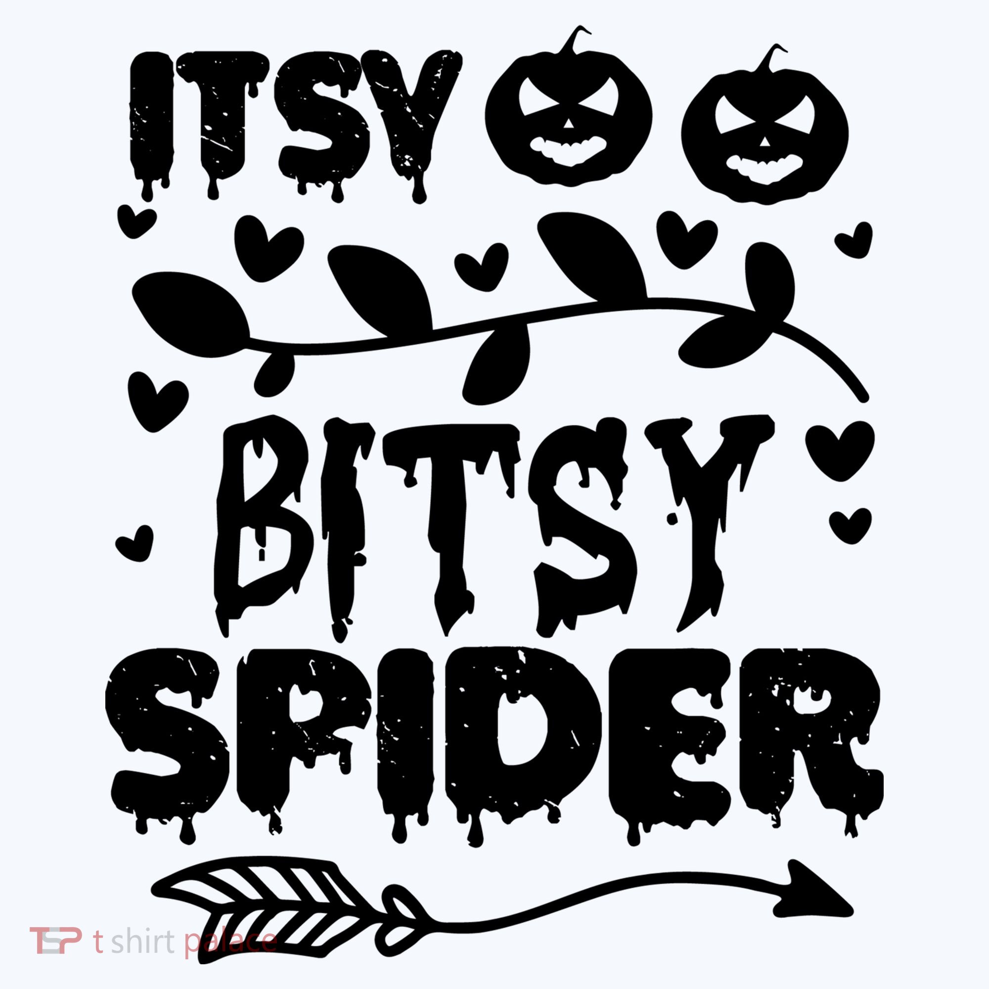 Cute Halloween Itsy Bitsy Spider Long Sleeve Shirt