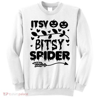 Cute Halloween Itsy Bitsy Spider Sweatshirt
