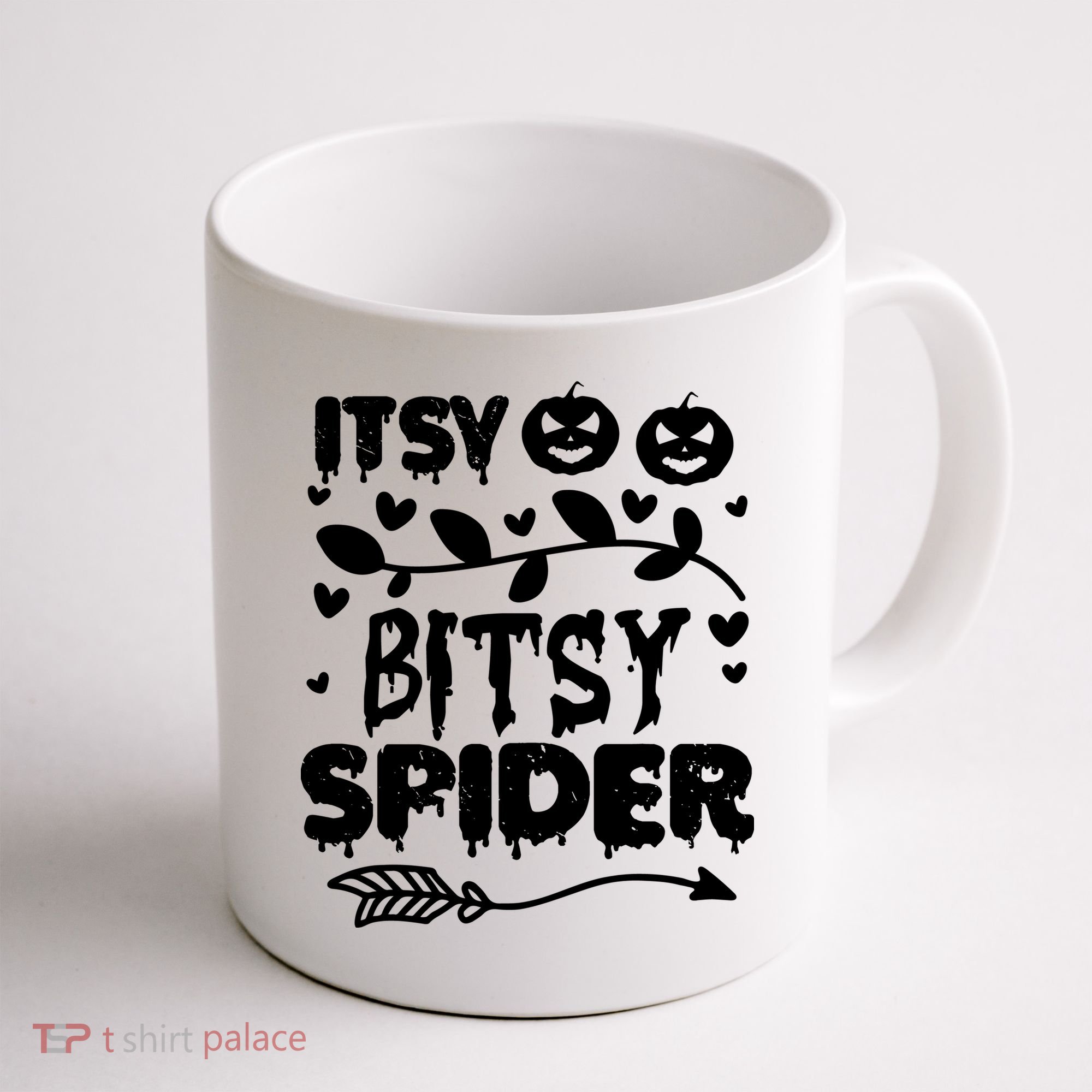 Cute Halloween Itsy Bitsy Spider Coffee Mug