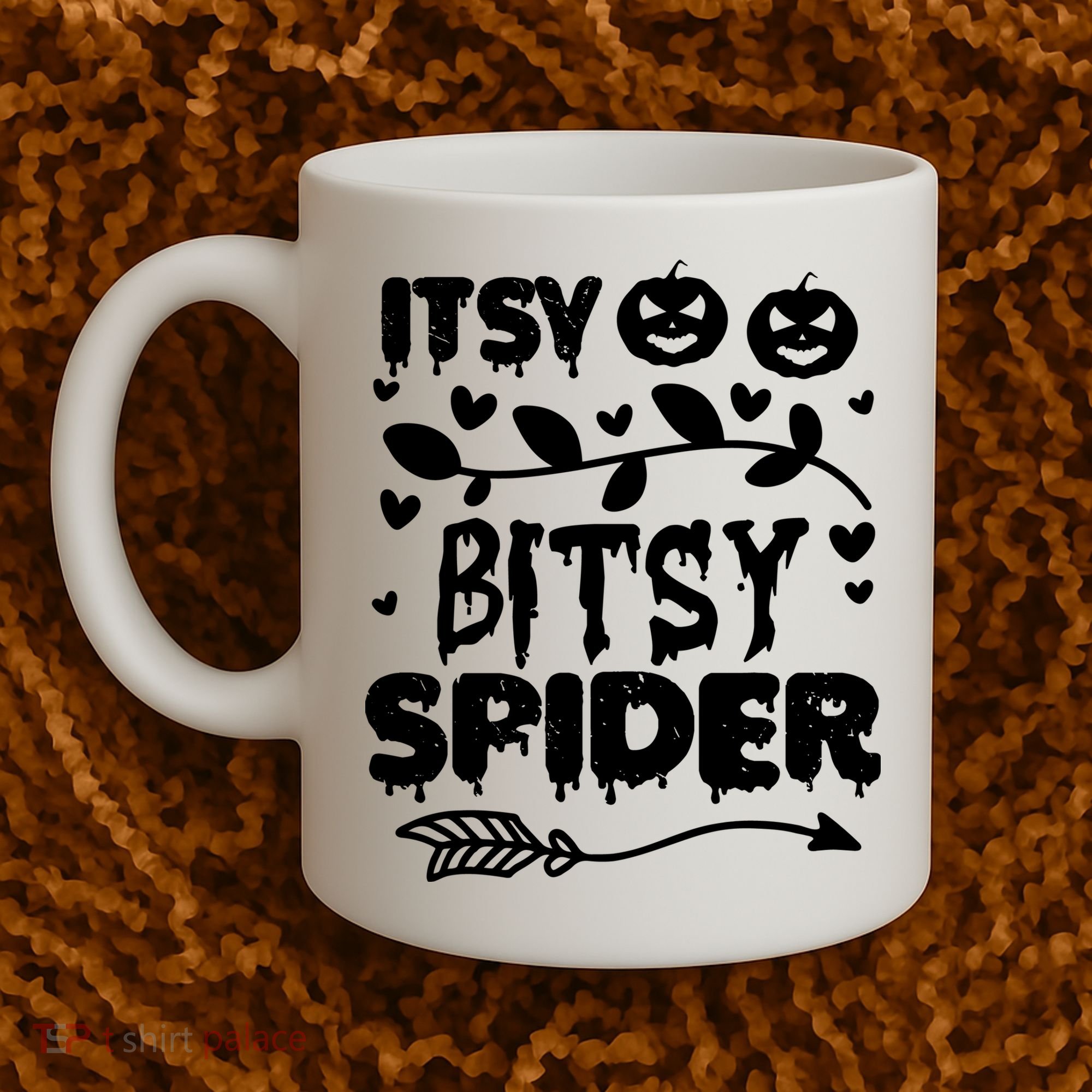Cute Halloween Itsy Bitsy Spider Coffee Mug