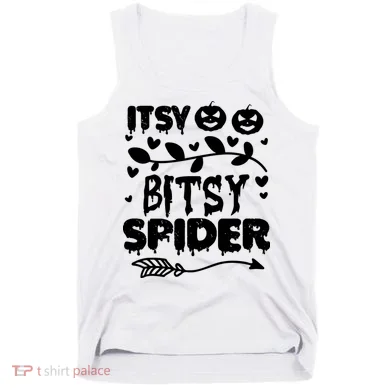 Cute Halloween Itsy Bitsy Spider Tank Top