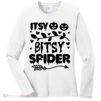 Cute Halloween Itsy Bitsy Spider Women's Long Sleeve Shirt thumb 0