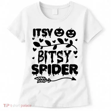 Cute Halloween Itsy Bitsy Spider Women's T-Shirt