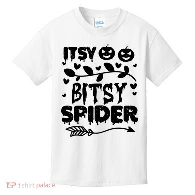 Cute Halloween Itsy Bitsy Spider Kids T-Shirt